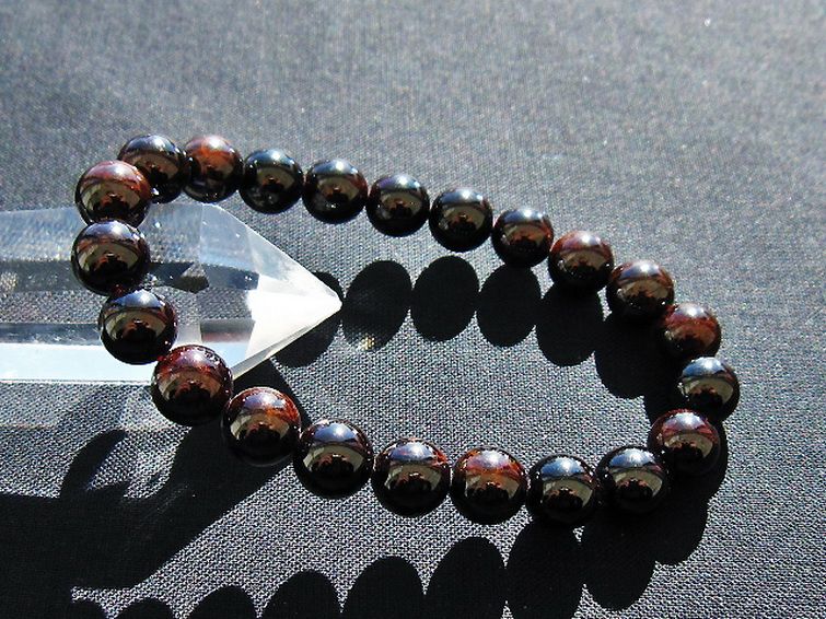 ガーネット ブレスレット 9mm [t271-3206] 1枚目