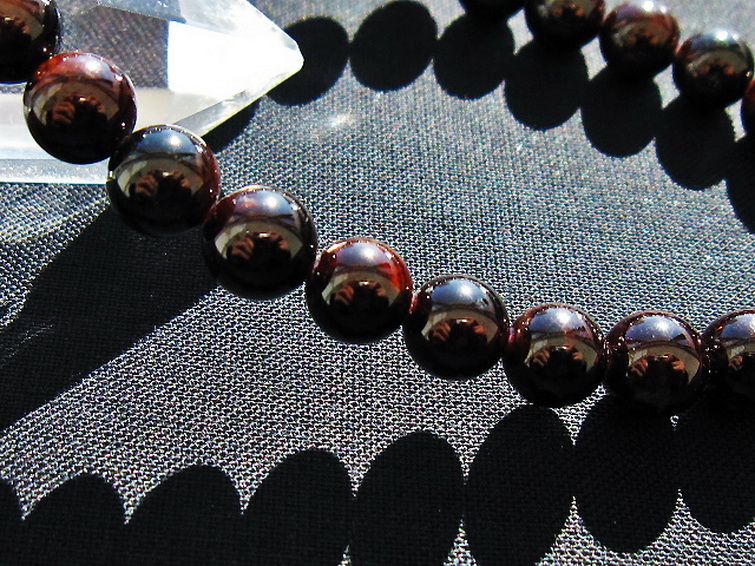 ガーネット ブレスレット 8mm [t271-3215] 3枚目