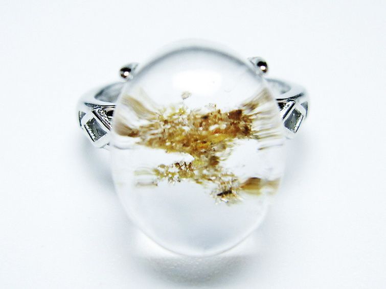 ガーデン （庭園） 水晶 指輪 リング(15号) [t272-3586] 1枚目