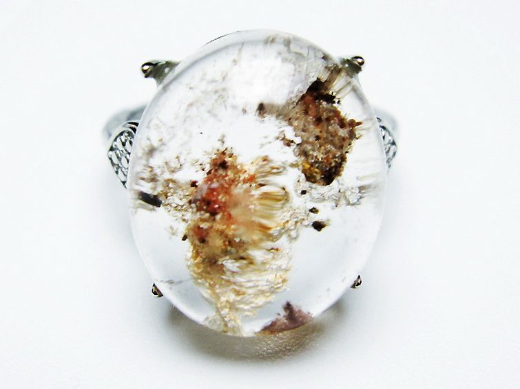 ガーデン （庭園） 水晶 指輪 リング 15号 [t272-3629] 1枚目