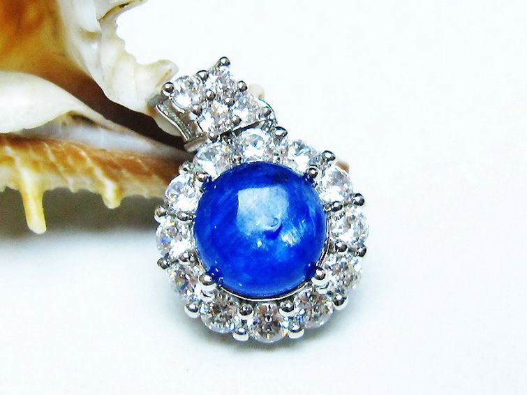 カイヤナイト ペンダント [T273-4130] 1枚目