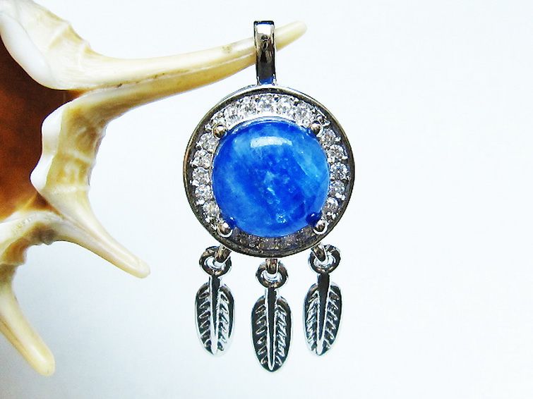 カイヤナイト ペンダント [T273-4198] 1枚目