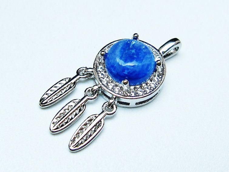 カイヤナイト ペンダント [T273-4198] 3枚目