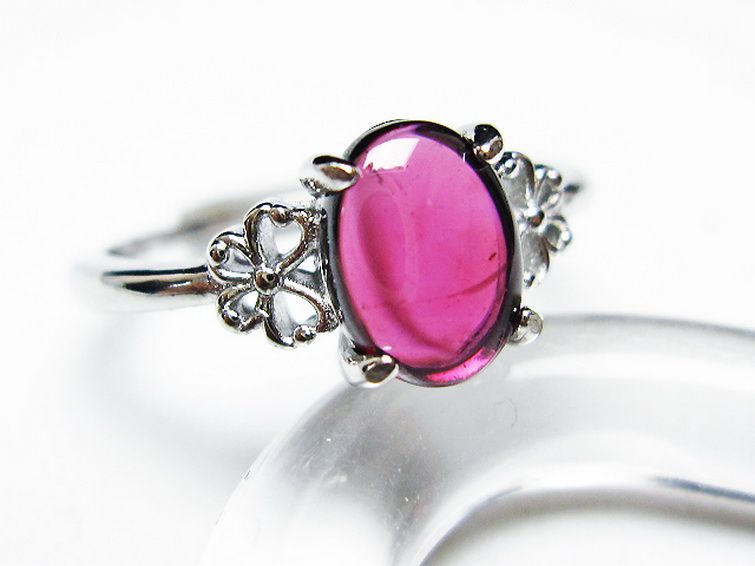 キャンディピンク ガーネット 指輪 (13号) [t275-22589] 3枚目