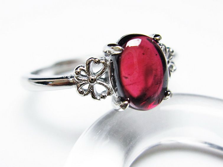 キャンディピンク ガーネット 指輪 (15号) [t275-22596] 3枚目