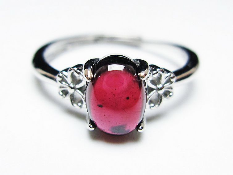 キャンディピンク ガーネット 指輪 (15号) [t275-22598] 1枚目