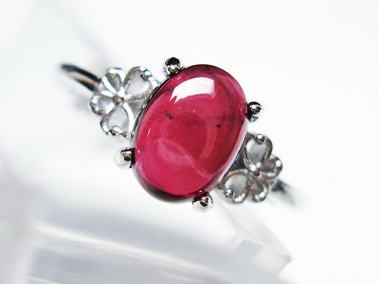 キャンディピンク ガーネット 指輪 (15号) [t275-22598] 2枚目