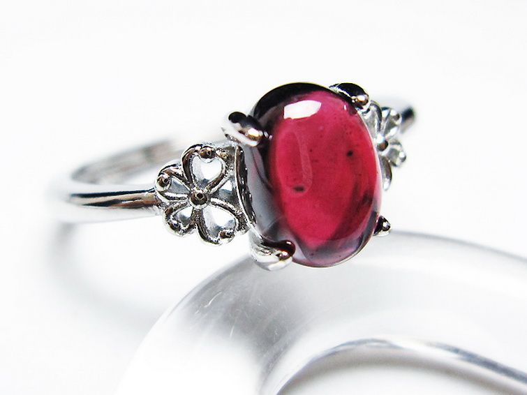 キャンディピンク ガーネット 指輪 (15号) [t275-22598] 3枚目