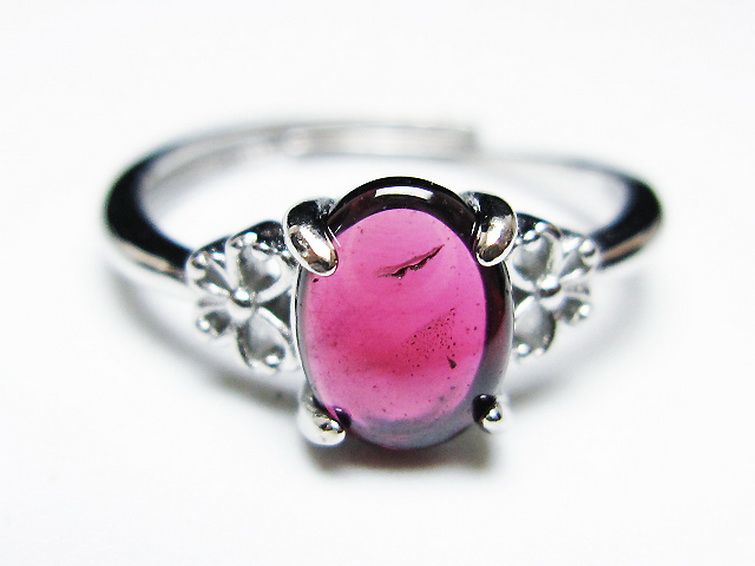キャンディピンク ガーネット 指輪 (14号) [t275-22608] 1枚目