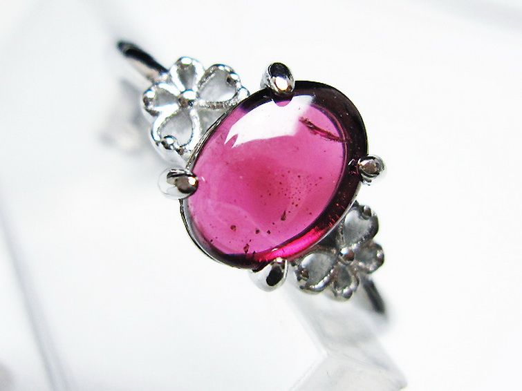 キャンディピンク ガーネット 指輪 (14号) [t275-22608] 2枚目