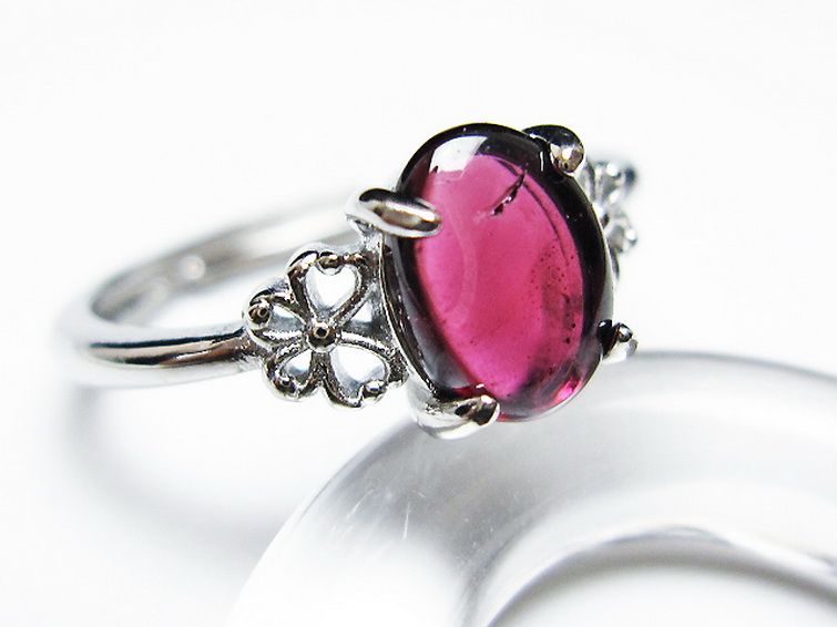 キャンディピンク ガーネット 指輪 (14号) [t275-22608] 3枚目