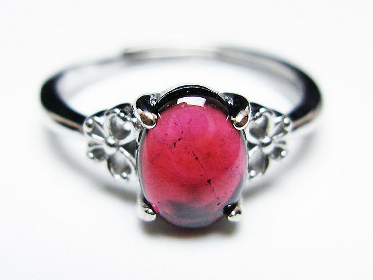 キャンディピンク ガーネット 指輪 (14号) [t275-22614] 1枚目