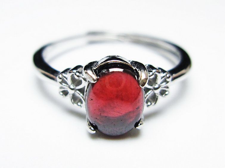 キャンディピンク ガーネット 指輪 (15号) [t275-22621] 1枚目