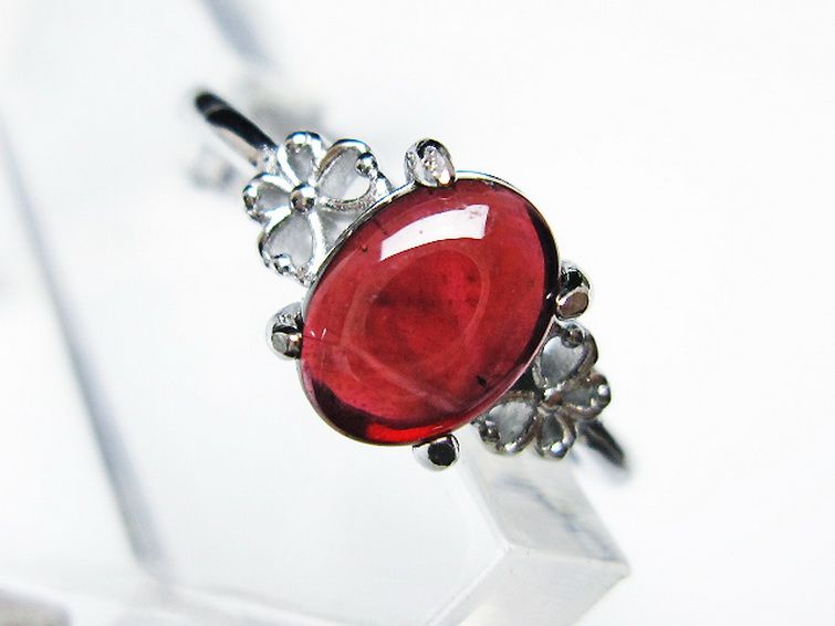 キャンディピンク ガーネット 指輪 (15号) [t275-22621] 2枚目