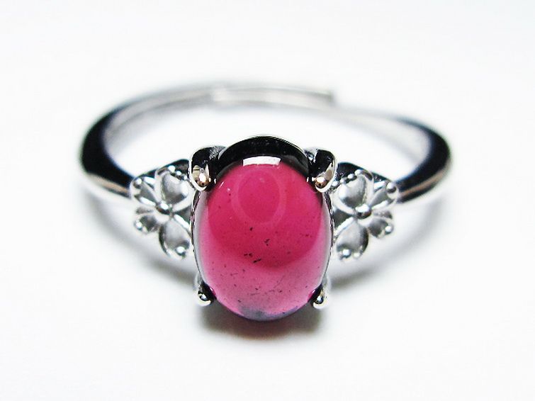 キャンディピンク ガーネット 指輪 (14号) [t275-22652] 1枚目