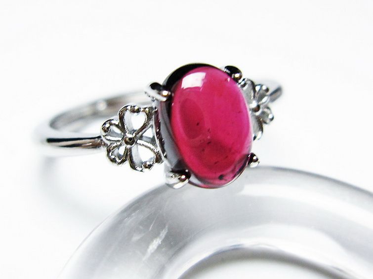 キャンディピンク ガーネット 指輪 (14号) [t275-22652] 3枚目