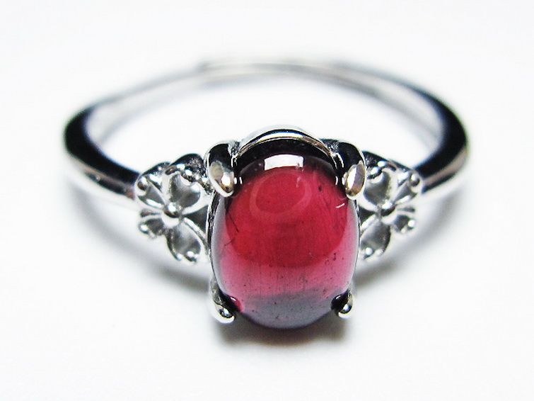 キャンディピンク ガーネット 指輪 (16号) [t275-22655] 1枚目
