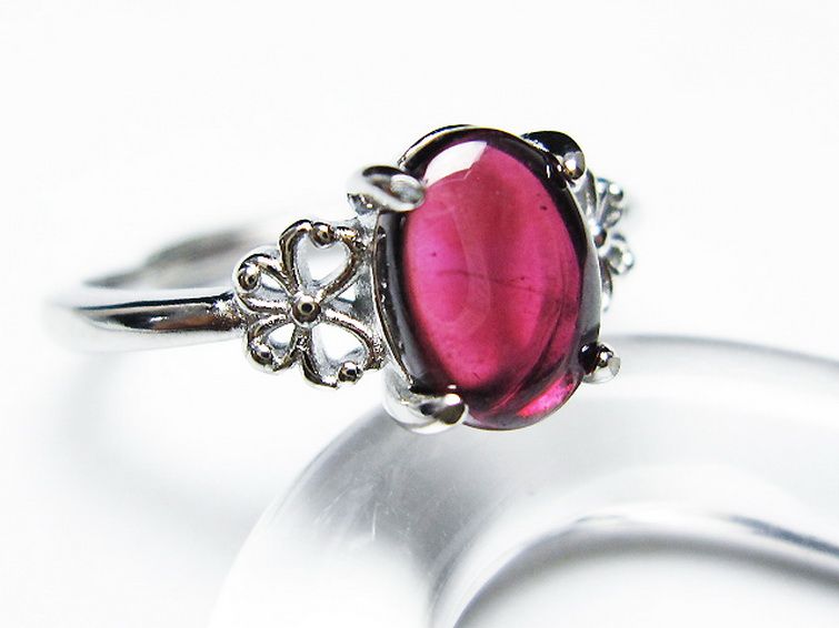 キャンディピンク ガーネット 指輪 (13号) [t275-22679] 3枚目