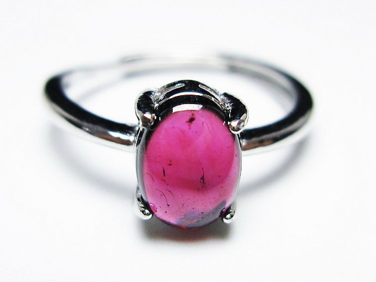 キャンディピンク ガーネット 指輪 (14号) [t275-22701] 1枚目