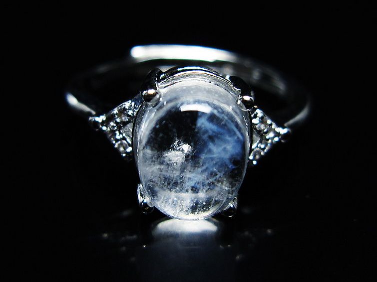 エンジェルラダークォーツ 指輪 (16号) [t275-22807] 1枚目