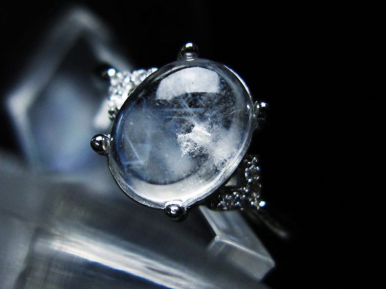 エンジェルラダークォーツ 指輪 (16号) [t275-22807] 3枚目