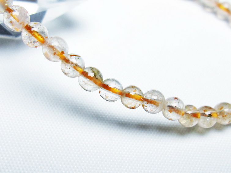 アフリカンストロベリークォーツ ブレスレット 4mm [T276-2357] 3枚目