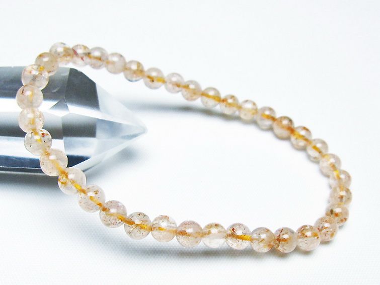 アフリカンストロベリークォーツ ブレスレット 5mm [T276-2394] 1枚目