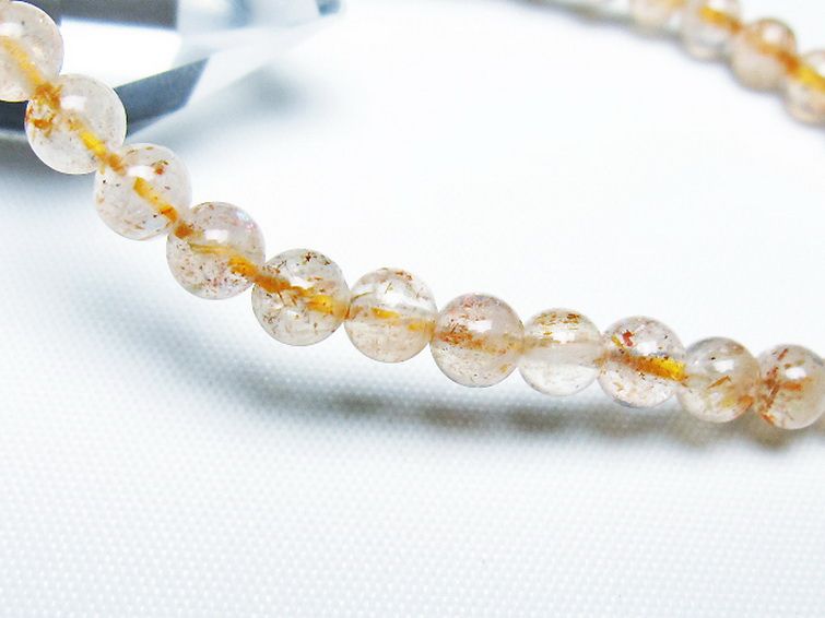 アフリカンストロベリークォーツ ブレスレット 5mm [T276-2394] 3枚目