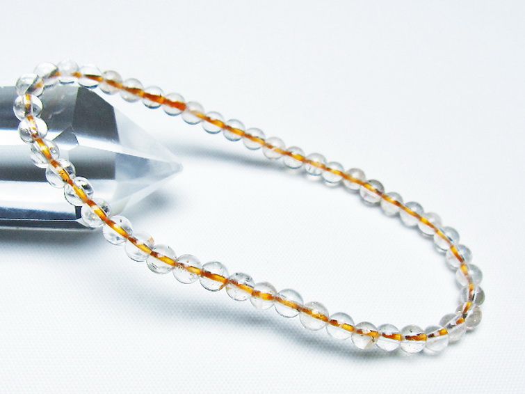 アフリカンストロベリークォーツ ブレスレット 4mm [T276-2417] 1枚目