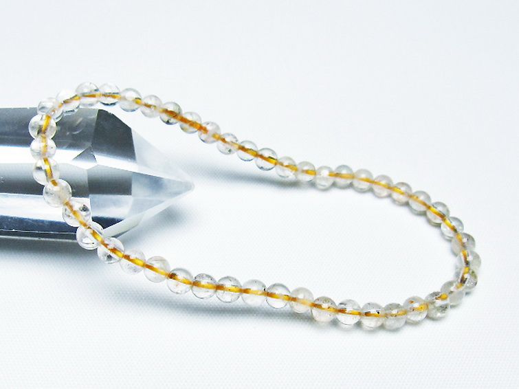 アフリカンストロベリークォーツ ブレスレット 4mm [T276-2418] 1枚目