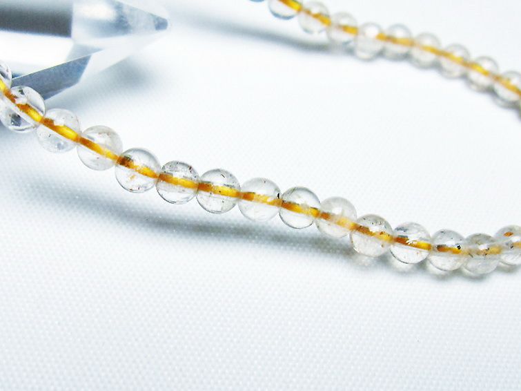 アフリカンストロベリークォーツ ブレスレット 4mm [T276-2418] 3枚目