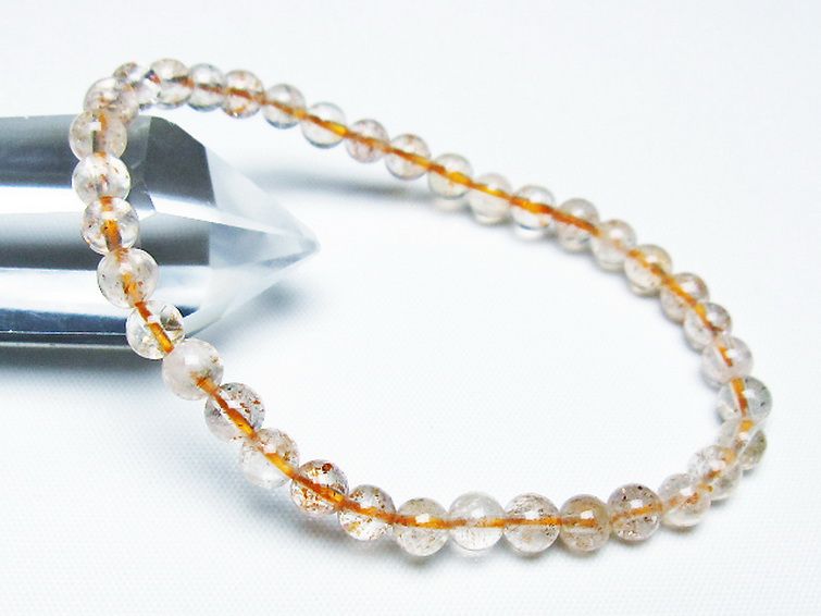 アフリカンストロベリークォーツ ブレスレット 5mm [T276-2447] 1枚目