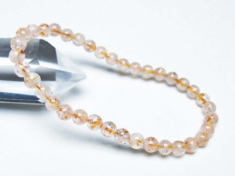 アフリカンストロベリークォーツ ブレスレット 5mm [T276-2472] 1枚目