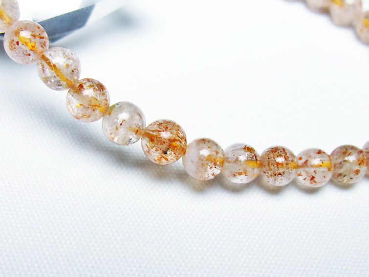 アフリカンストロベリークォーツ ブレスレット 5mm [T276-2476] 3枚目