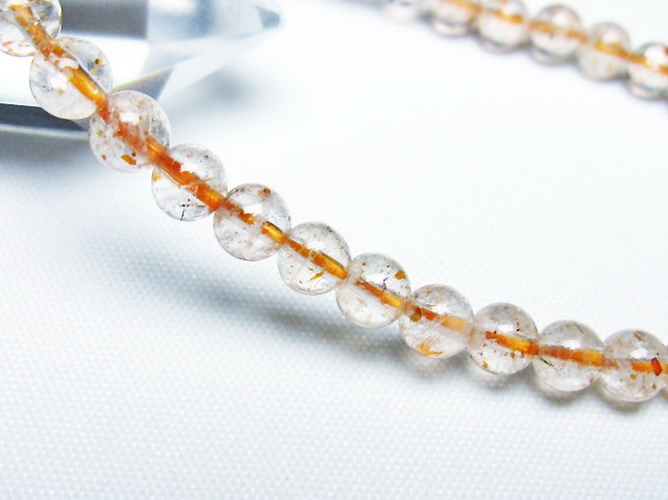 アフリカンストロベリークォーツ ブレスレット 5mm [T276-2481] 3枚目