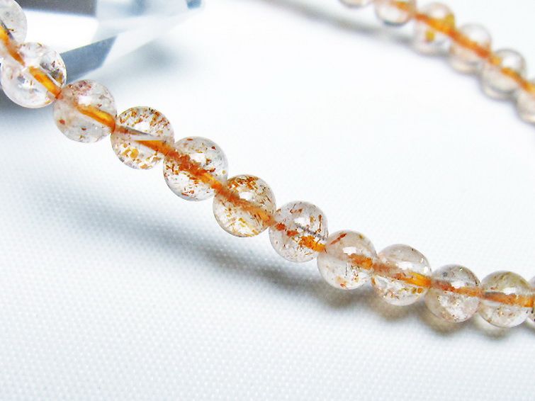 アフリカンストロベリークォーツ ブレスレット 5mm [T276-2523] 3枚目