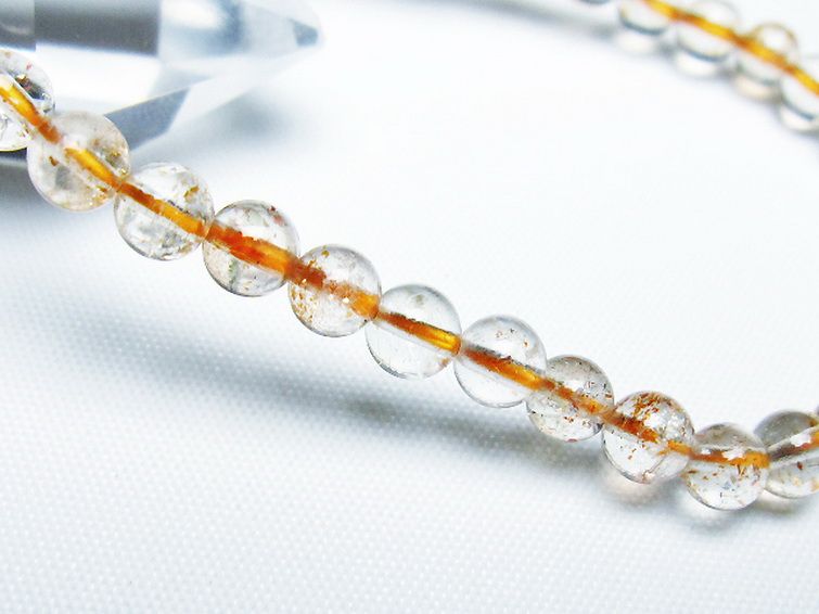 アフリカンストロベリークォーツ ブレスレット 5mm [T276-2528] 3枚目