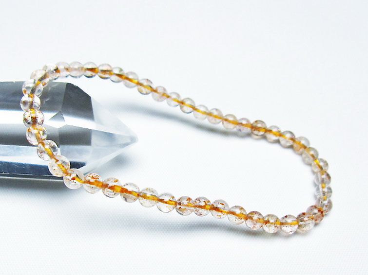 アフリカンストロベリークォーツ ブレスレット 4mm [T276-2531] 1枚目