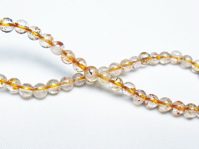 アフリカンストロベリークォーツ ブレスレット 4mm [T276-2531] 2枚目