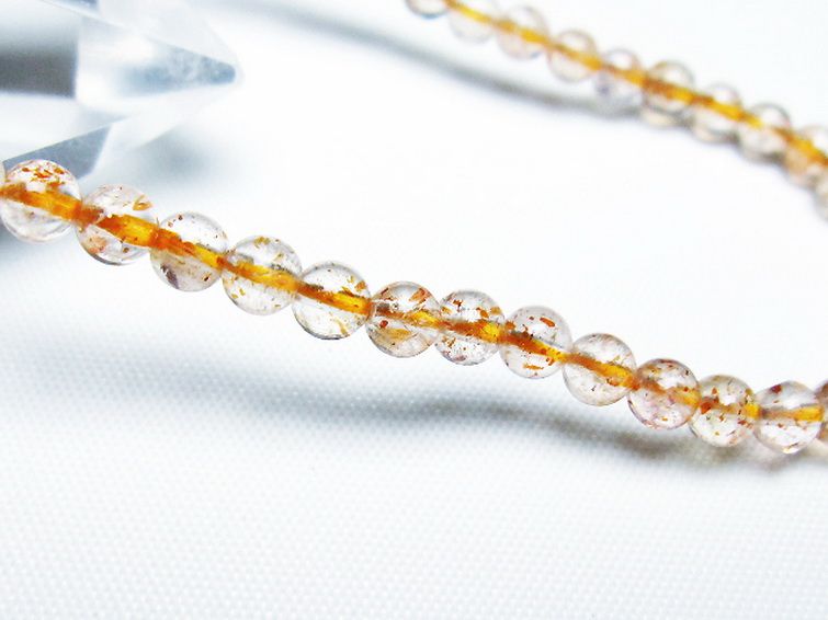 アフリカンストロベリークォーツ ブレスレット 4mm [T276-2531] 3枚目