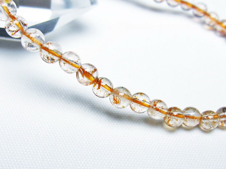 アフリカンストロベリークォーツ ブレスレット 4mm [T276-2536] 3枚目