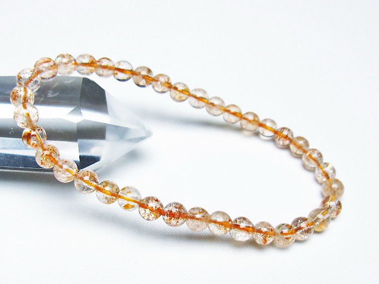 アフリカンストロベリークォーツ ブレスレット 5mm [T276-2543] 1枚目