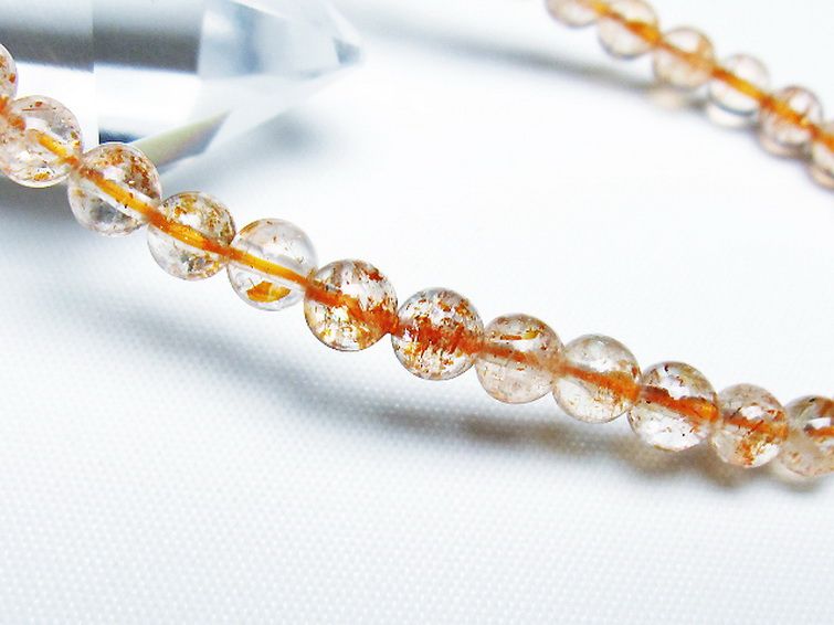 アフリカンストロベリークォーツ ブレスレット 5mm [T276-2543] 3枚目