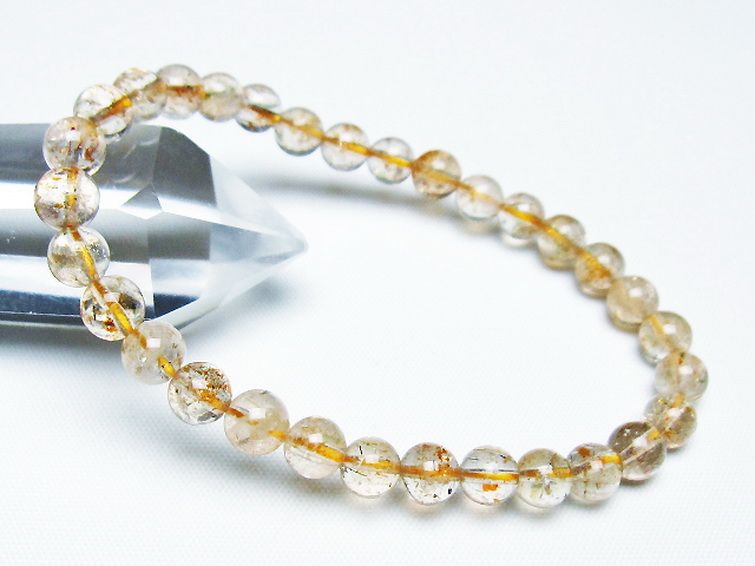 アフリカンストロベリークォーツ ブレスレット 6mm [T276-2548] 1枚目