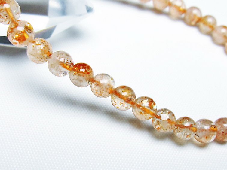 アフリカンストロベリークォーツ ブレスレット 5mm [T276-2550] 3枚目