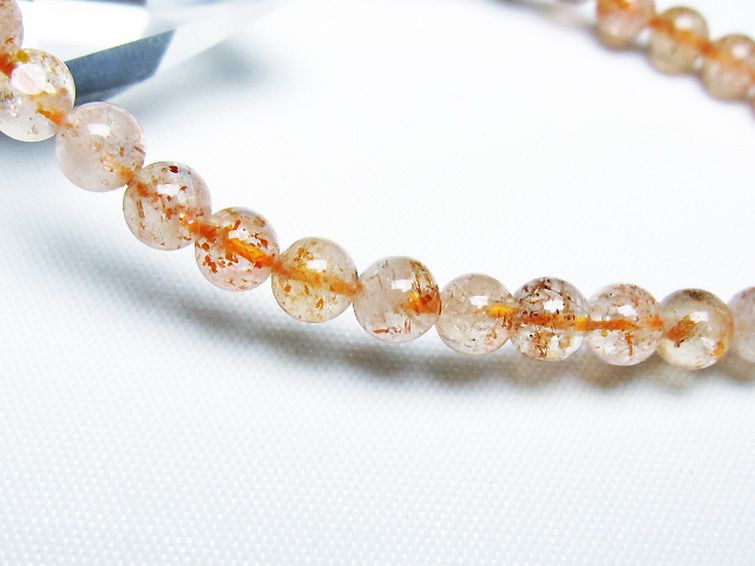 アフリカンストロベリークォーツ ブレスレット 5mm [T276-2560] 3枚目