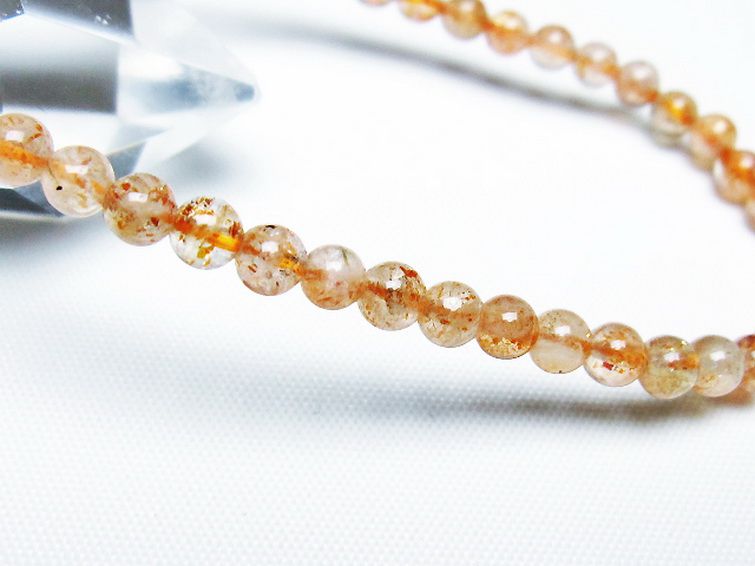 アフリカンストロベリークォーツ ブレスレット 4mm [T276-2566] 3枚目