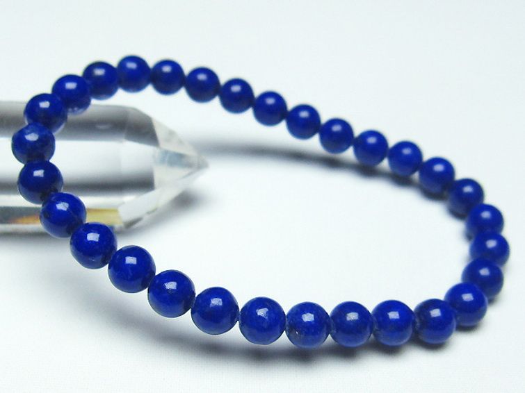 ラピスラズリ ブレスレット 6mm [t28-12419] 1枚目
