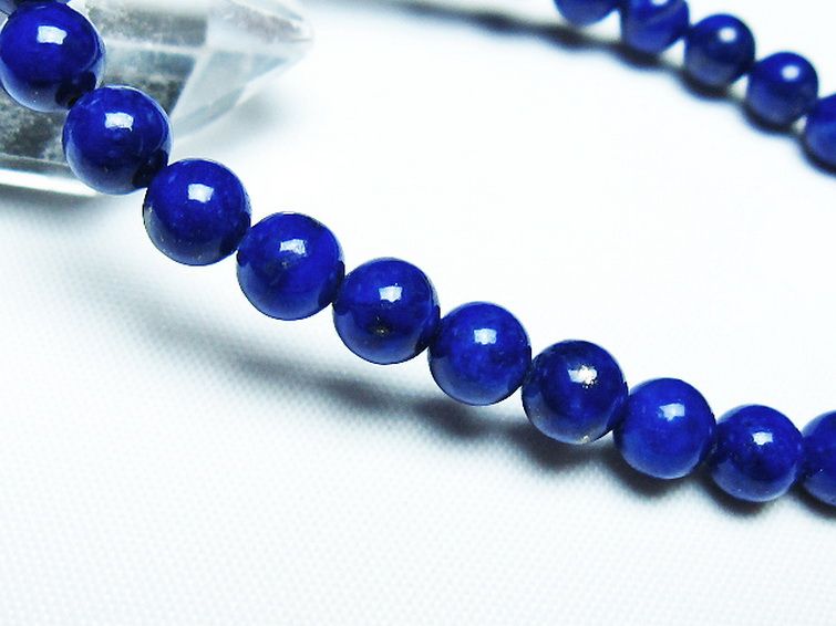 ラピスラズリ ブレスレット 6mm [t28-12578] 3枚目