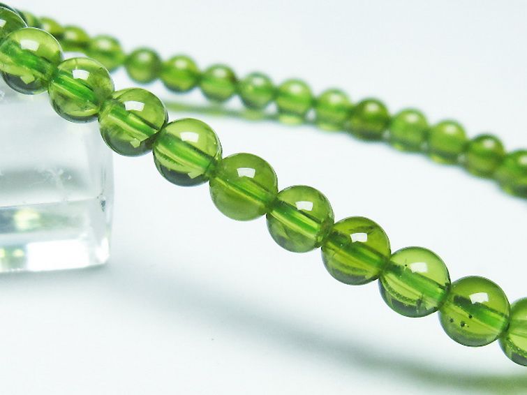 ペリドット ブレスレット 5mm [T283-10231] 3枚目